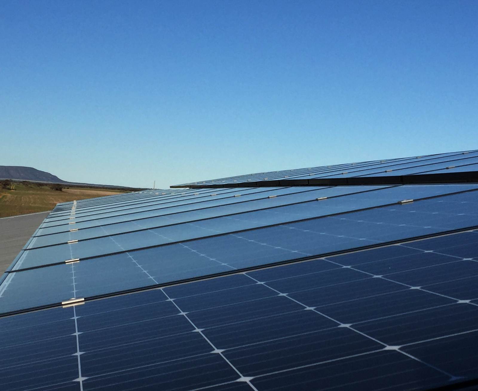 photo of rural solar system